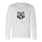 Lustiger Papa Bär Spruch Dont Mess With Papa Bear Father's Day Raglan Langarmshirts