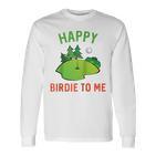 Lustiges Golfspielzeug Happy Birdie To Me Golfer Papa Onkel Geburtstagsgeschenk Raglan Langarmshirts