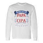 Opa Atertag Papa Spruch Grossvater Geburtstag Kapuzenjacke Langarmshirts