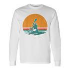 Retro Kayak Langarmshirts