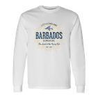 Retro Style Vintage Barbados Langarmshirts