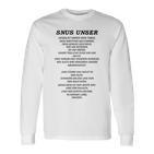 Snus Unser Heilgt Werde Dein Tabak Langarmshirts