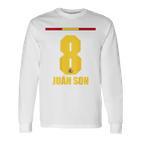 Spain Sauf Jersey Juan Son Saufnamen Langarmshirts