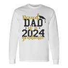 Stolzer Papa Einer Klasseon 2024 Absolventen-Abschluss Langarmshirts