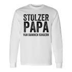 Stolzer Papaon Ein Paar Dummen Kindern Kapuzenjacke Langarmshirts