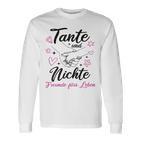 Tante Und Niece Beste Freunde Für Leben Patentante Slogan Langarmshirts