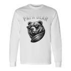 Vatertag Papa Bär Outfit Kapuzenjacke Langarmshirts