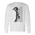 Whippet Hund Herrchen Frauchen Hunde Langarmshirts