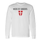 Wien Ist Anders Insider Viennese Slogan Schmäh Langarmshirts