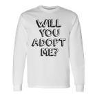 Willst Du Mich Adoptier Willst Du Mich Adop Gray Langarmshirts