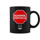 Alkoholkontroll Bitte Hier Blasen Alcohol Control Fun Tassen