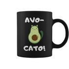 Avo-Cato Cat Avocado Meow Cat Tassen