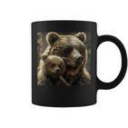 Bären Grizzlybär Braunbär Bär Geschenk Papa & Mama Bären Tassen