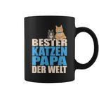 With Bester Katzenpapa Der Welt Tassen