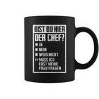 Bist Du Hier Der Chef Bist Du Hier Der Chef Black S Tassen