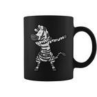 Cool Retro Vintage Grunge Style Dabbing Dab Zebra Tassen