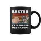 Dad Father's Day Bester Katzenpapa Tassen