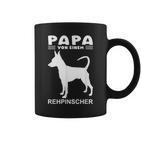 Deer Pinscher Papa Motif Dog Tassen