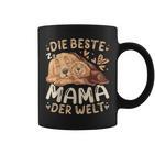 Die Beste Mama Der Welt Golden Retriever Mit Welpe Tassen