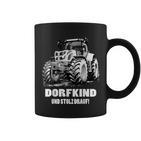 Dorfkind Traktor Landwirt & Bauern Trecker Geschenk Tassen