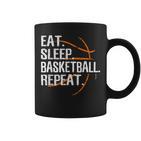 Eat Sleep Basketball Repeat For Basketball Fan Tassen