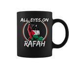 All Eyes On Rafah Betende Hände Palestina Flagge Tassen