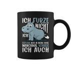 With Fart Hippo Ich Furze Nicht Ich Fuüstere Nur Tassen