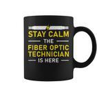 Fiber Optic Technician Sty Calm Lustige Optische Faser Tassen