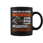 Finger Weg Von Mein Motorrad Motorcycle Rider & Biker S Tassen