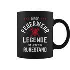 Fire Brigade Legend Is Im Ruhestand Rentner Fire Brigade Tassen