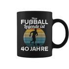 This Football Legende Ist 40 Jahre 40 Birthday Footballer S Tassen