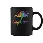 Gaylien Gay Alien Lgbt Queer Trans Bi Regenbogen Gay Pride Tassen