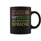 Genderwahn Genderdiktat Antigender Anti-Gender Language Tassen