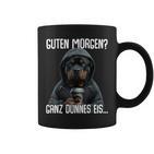 Guten Morgen Ganz Dünnes Eis Morgenmuffel Rottweiler Tassen