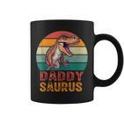 Happy Daddy Saurus T-Rex Dinosaurieratertag Dinosaurier Papa Tassen