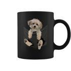 Havanese Dog In Pocket Havanezer Puppy Tassen