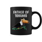 Herren Jungen Father Of Toucans Papaatertag Tukan Tassen