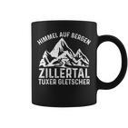Himmel Auf Erden Zillertal Tuxer Glacier Skier Men's Black Tassen