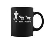 Ich und Meine Follower Ziege, Bauernhofmotiv Tassen für Landwirte