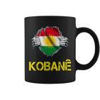 Kobani Kobane Kurdish Kurd Symbol Kurdistan Flag Tassen