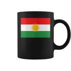 Kurdish Flag Kurdin Motif Rojava Pumpdistan Colours Tassen