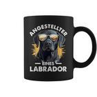 Labrador Employee Slogan Dog Tassen