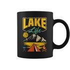 Lake Life Camping Wandern Angeln Bootfahren Segeln Lustig Outdoor Tassen