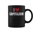 I Love Capitalism Capitalism Capitalists Tassen