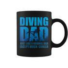 Lustiges Taucher-Tassen für Väter, Diving Dad Cooler Spruch