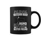 Mein Deutscher Boxer Ist Mein Beste Freund Boxer Dog Tassen