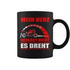 Mein Herz Schlägt Nicht Es Dreh- Motorcycle Biker Tassen