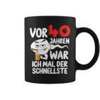 Men's Vor 40 Jahren War Ich Mal Der Fastelste 40Th Birthday Tassen