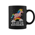 Mir Egal Ich Bin Ein Unicorn Fun Tassen