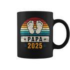 Papa 2025 Schwangerschafterkünden Werdender Papa Tassen